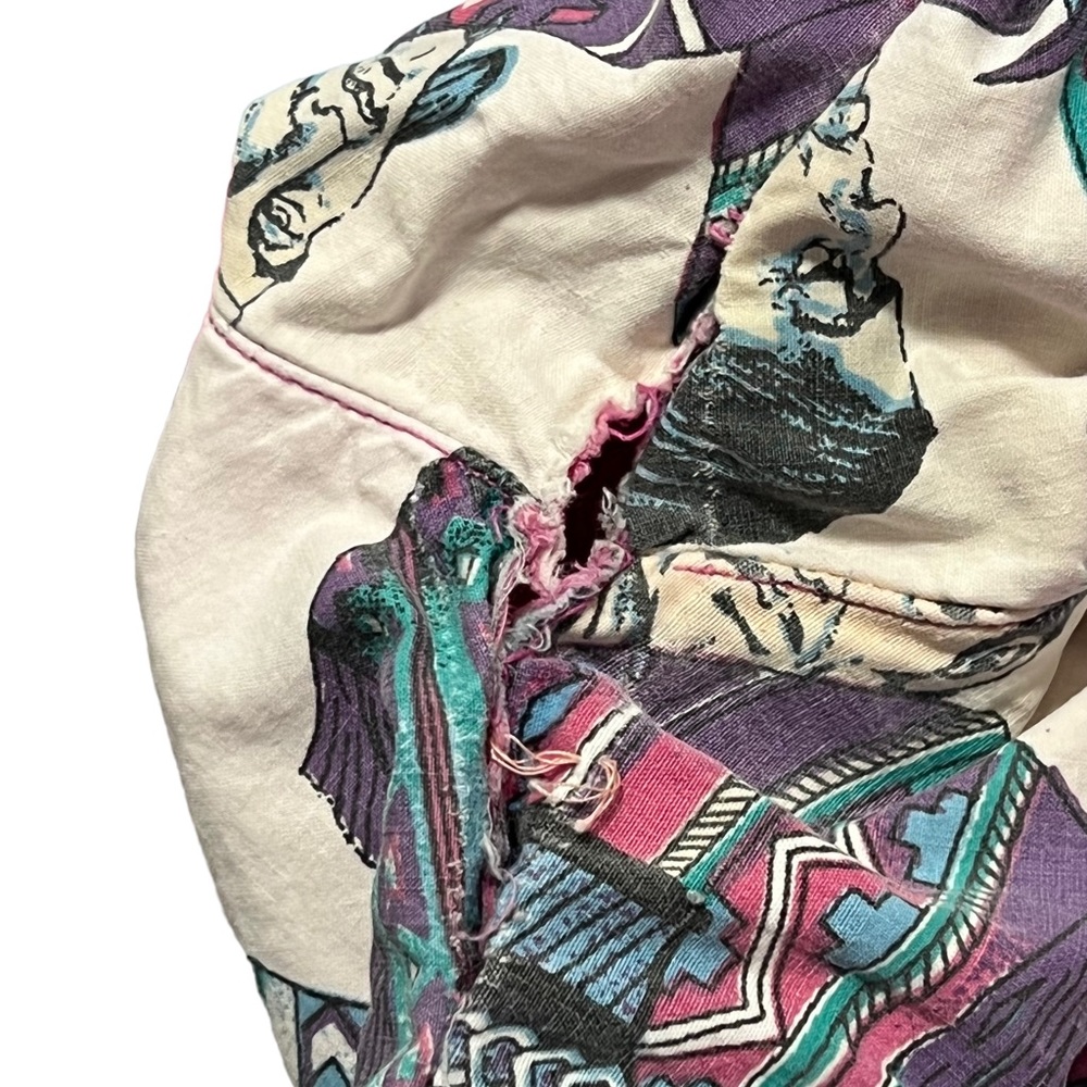 Vintage 90s Adobe Rose Native American Western Shirt - Picture 4 of 6